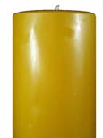 Clearance - 100% beeswax pillar candle six inch by four inch