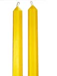 Pure beeswax hexagonal taper candles