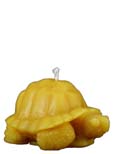 Pure beeswax turtle candle
