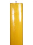 Hand poured solid 100% pure USA beeswax pillar candle.