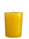100% Pure USA Beeswax Extra Large Votive has a burn time of 23 tp 25 Hours sold in Packs of 48